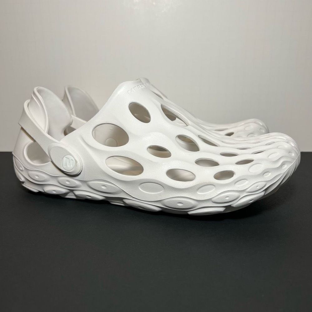 Merrell White Lightweight Ventilated Slip-On Sandals